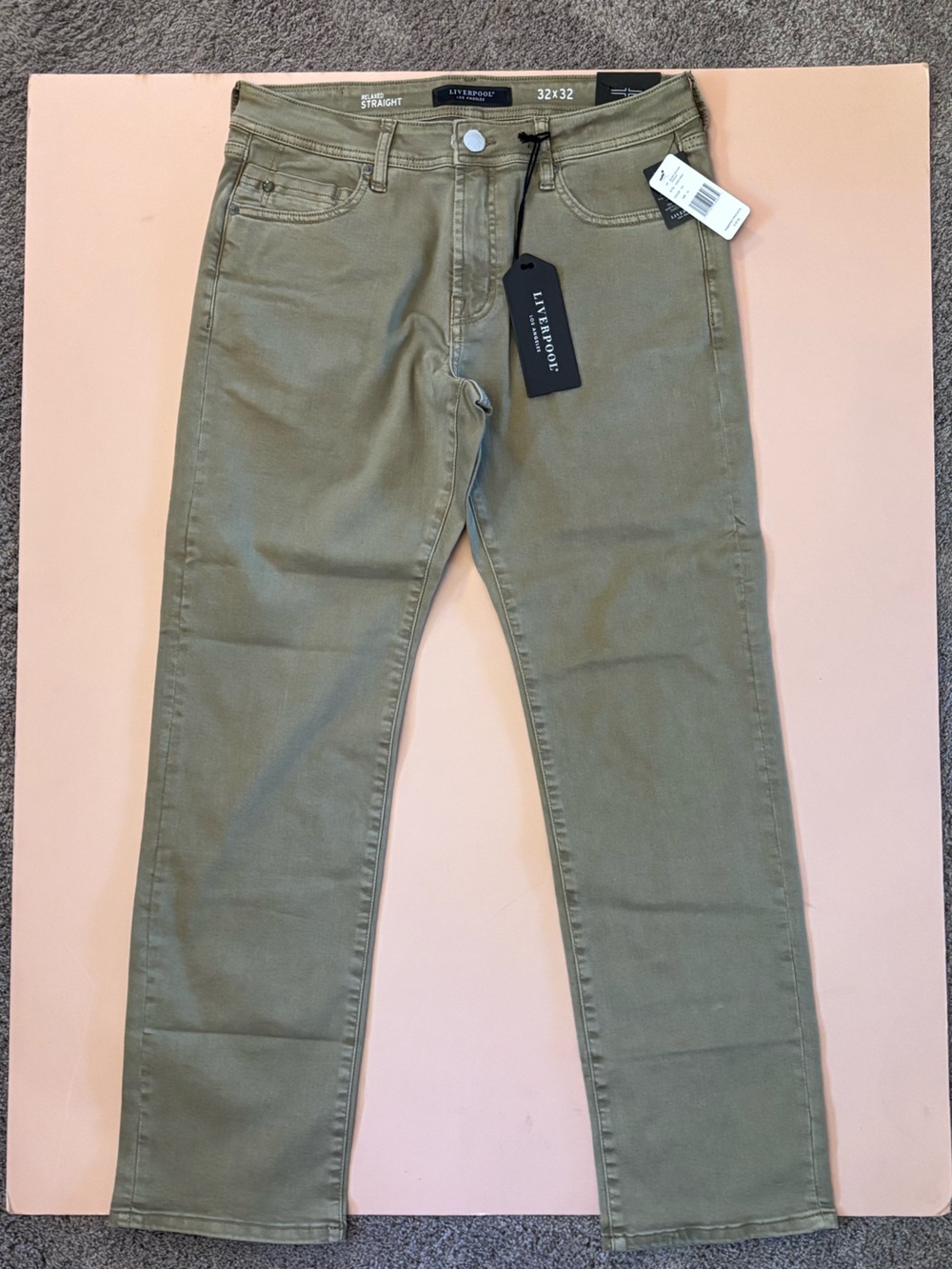 Liverpool Regent Men’s Relaxed Straight Jeans - Rye - NWT